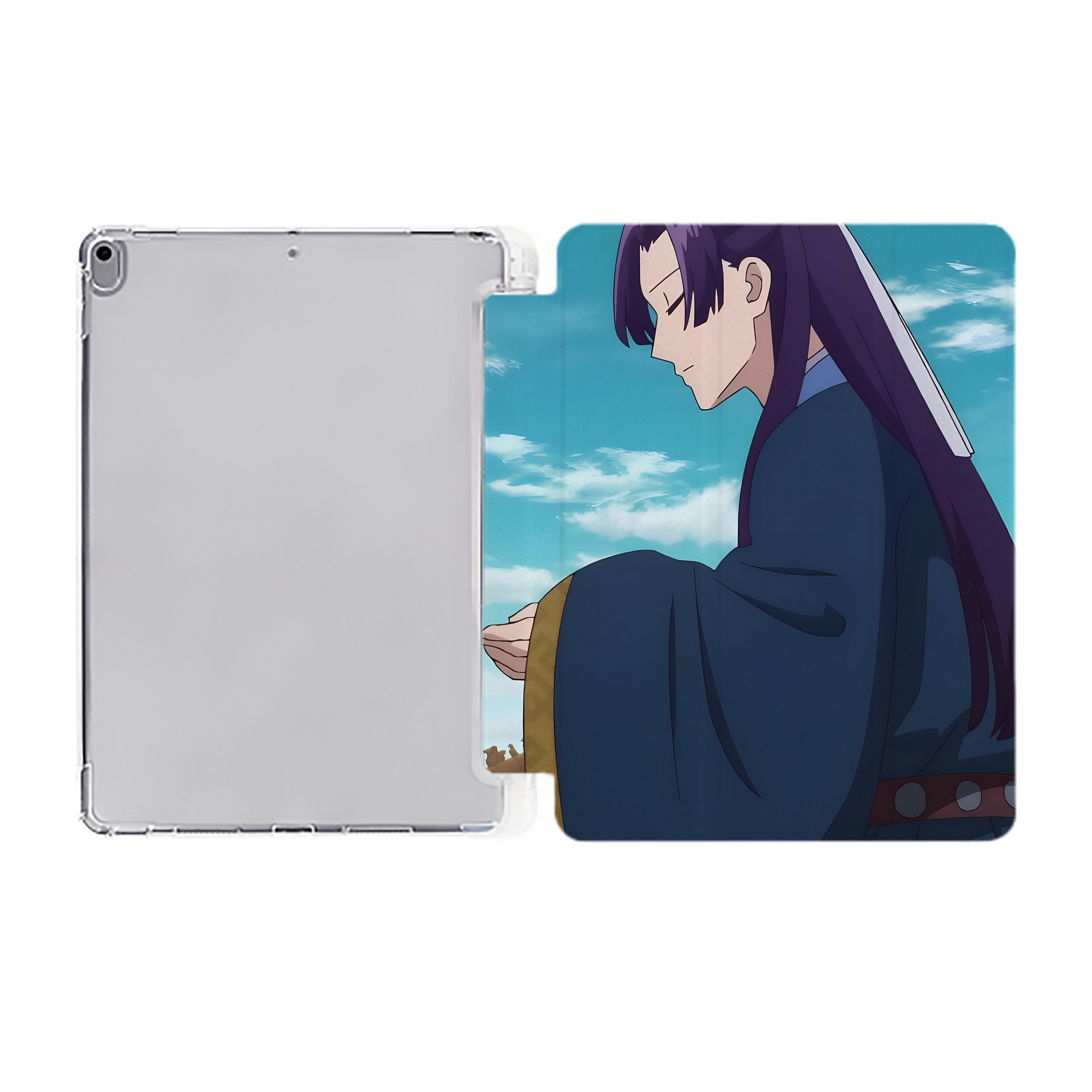 （画像用） 薬屋のひとりごと The Apothecary Diaries IPad ケース ペン収納付き 三つ折りスタンド PUレザー×シリコン 対応機種9.5/10.5/10.9インチ